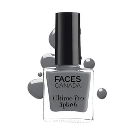 FACESCANADA Ultime Pro Splash Nail Enamel - Ebony 142 (8ml) | Quick Drying | Glossy Finish | Long Lasting | No Chip Formula | High Shine Nail Polish For Women | No Harmful Chemicals