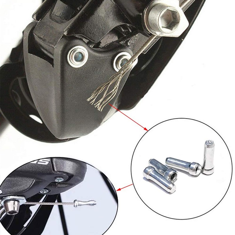mirito Bicycle Brake Cable 8 Pieces 1.7 m with 16