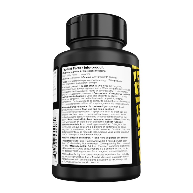 Mutant Caffeine - Maximum strength - 200mg caffeine equivalent -