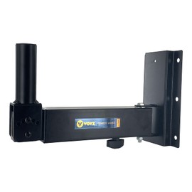 VOYZ Wall Mount Speaker Stand, 90-30 Tilt Adjustable, Solid Steel Construction, Supports 80 lbs