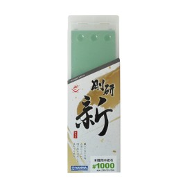 Naniwa Kogyo NA-0100 Goken New Medium Whetstone for Professionals #1000, 8.3 x 2.8 x 0.6 inches (210 x 70 x 15 mm)