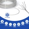 TooTaci 1/8 Wire Rope Kit, 200ft 1/8 Stainless Steel Cable