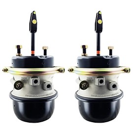 Pair of Type 30/30 Air Brake Chamber Welded Clevis 3" Long Stroke 3030 Replaces Haldex GC3030LCW