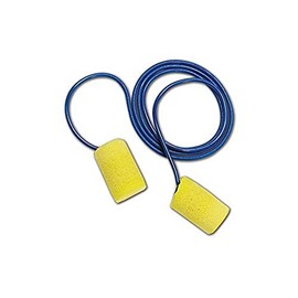 3M 10080529110241 3M 311-1106 E-A-R Classic Small Disposable Corded Foam Earplugs, OSFA, Blue, Small (Pack of 200)
