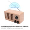 Retro Mini Bluetooth Speaker Bass Audio Stereo Subwoofer FM Radio