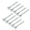 sourcing map M6x70mm Furniture Bolts Hex Socket Screws 50mm Thread
