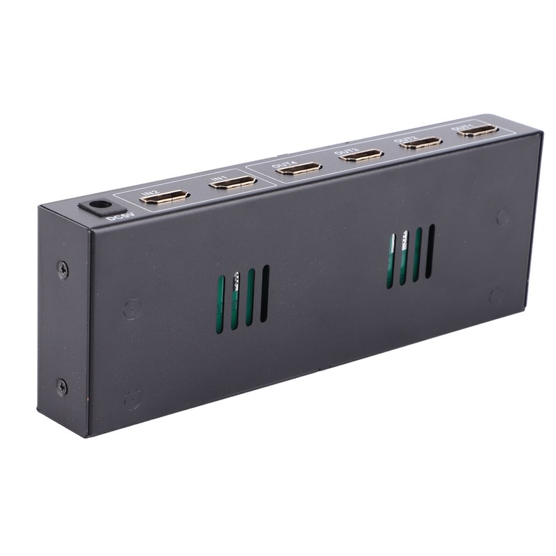HD Multimedia Interface Splitter 2 in 4 Out 4K HD