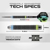 WINMAU Darts Fireball 22g Brass Steel Tip Darts Set with