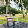 ERCRYSTO Stainless Steel Coffee Tumbler with Leak-Proof Lid - 13.5oz