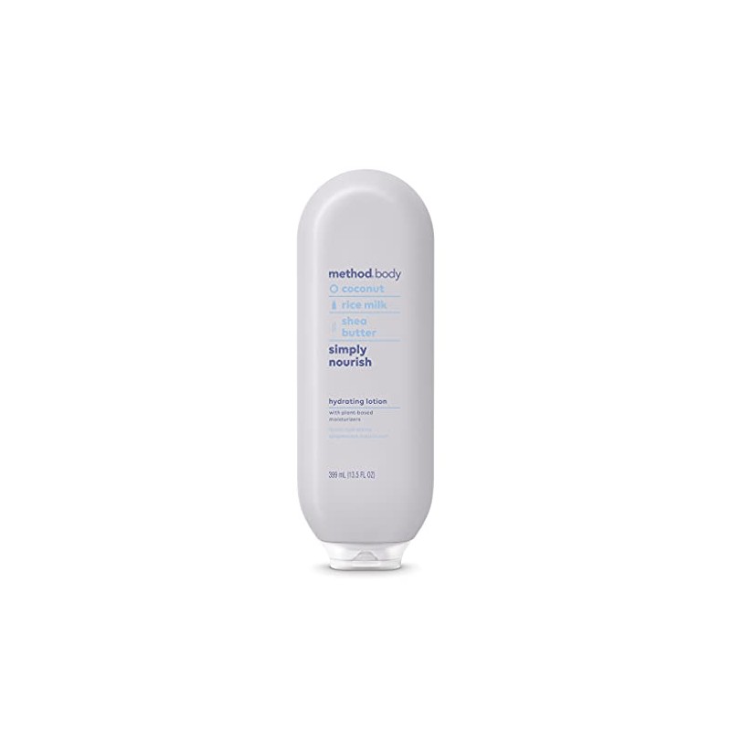 Method Daily Lotion, Simply Nourish, Plant-Based Moisturizer for 24 Hours