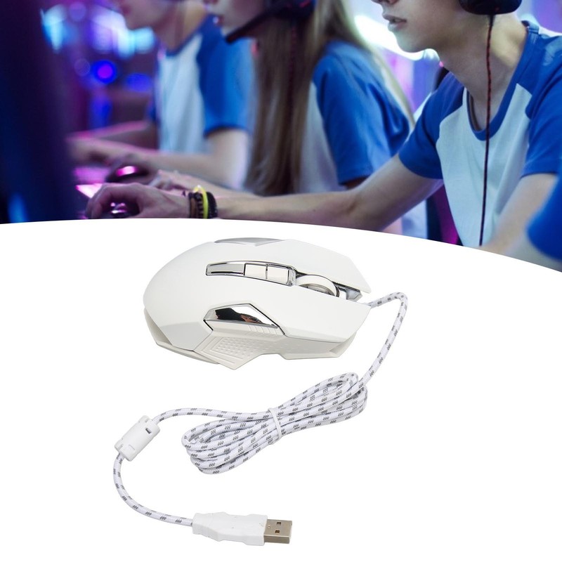 RGB Gaming Mouse Multifunction Ergonomic 7200 DPI Wired Optical Gaming
