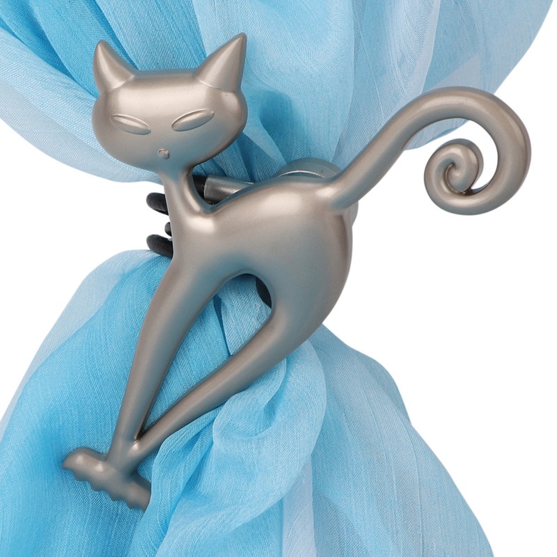 Metal Cat shape Magnetic Clip Curtain Holders Accessories