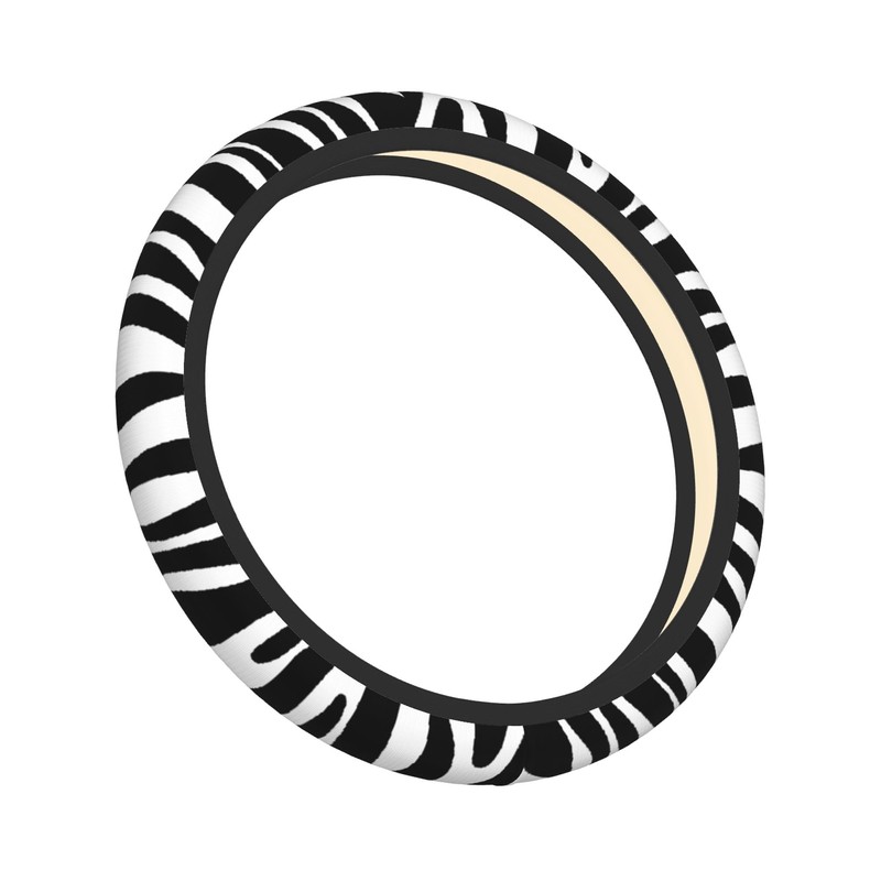 Zebra - Funda protectora para volante con estampado de rayas