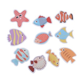 ZAWELIYO 2 Juegos de Pegatinas para Bañera - Pegatinas Antideslizantes para Bañera Pegatinas de Animales de Peces de Colores Mate Material de PVC & Colorido para Baby Shower