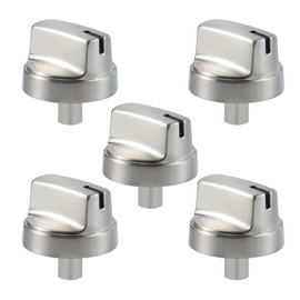 Allstare Stainless Steel WB03X29315 Stove knobs Replacement for GE Stove Parts Burner Knobs WB03X29629 GE Gas Range Parts Control Knobs JGP5030SLSS Stove Top Knobs 5 Pcs