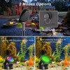 Solar Underwater Pond Lights LED Solar Powered Diving Lamp Projector