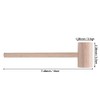 12 Pack Wooden Crab Mallets Natural Hardwood Crab Hammers Lobster