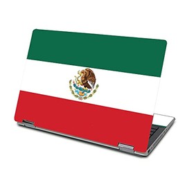 MightySkins Skin for HP Pavilion X360 15" (2019) - Mexican Flag | Protective, Durable, and Unique Vinyl Decal Wrap Cover | Easy to Apply, Remove, and Change Styles | Made in The USA