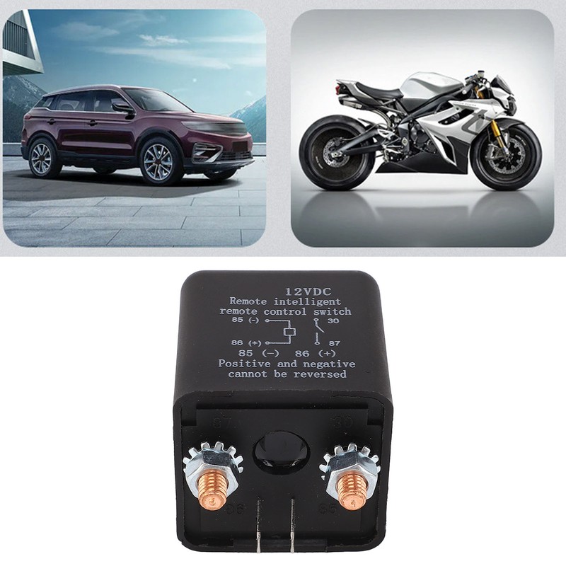 12V Remote Control Car Relay Switch NO Contact Copper Coil