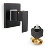 SKOWLL Shower Valve Trim Wall Mount Rough-In Valve Single Handle