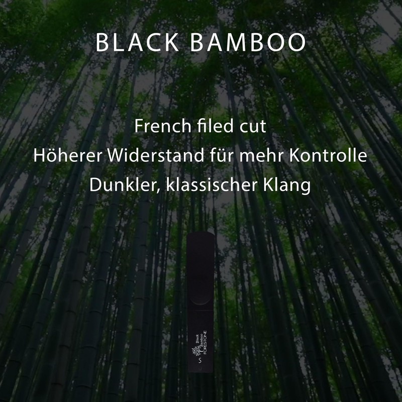 Forestone Black Bamboo Clarinet French Leaf - Japan - Bamboo