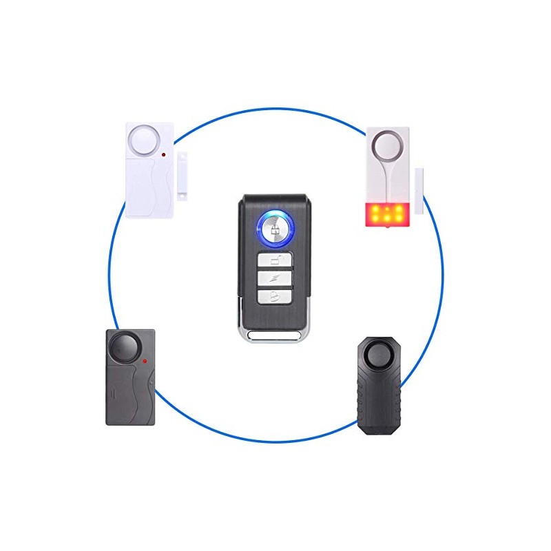 Mengshen Remote Control, Compatible with Door Window Alarm and Bicycle