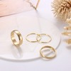 Kakonia 14K Gold Filled Rings Stacking Rings for Women Girls