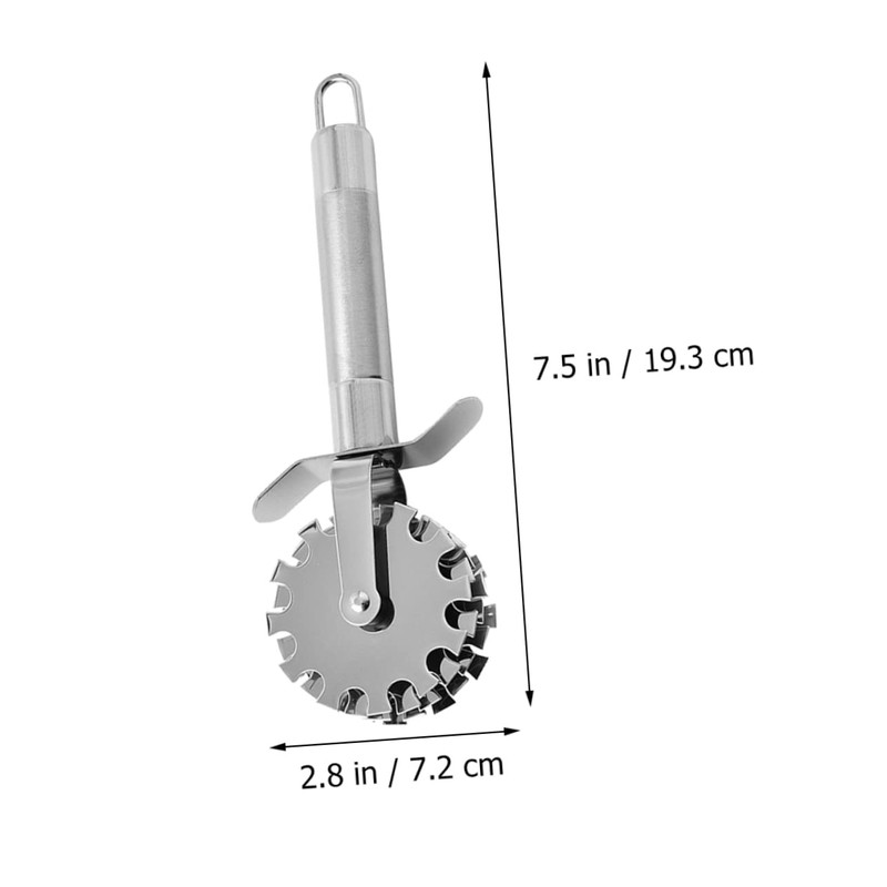 ABOOFAN 2pcs Stainless Steel Rolling Meat Tenderizer Needles with Ergonomic