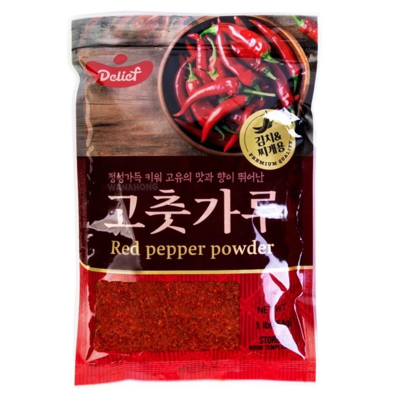 DELIEF Korean Hot Chilli Powder (Gochugaru Korean Chilli Powder) -
