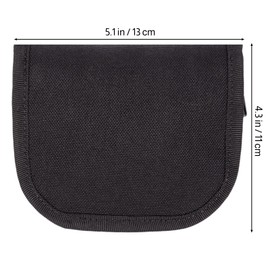 Military Sewing Kit, Army Sewing Kit with Buttons for Men or Women, Small Repair Sewing Tools with Zipper Closure in Durable Nylon Case for Home or Outdoor, Tactical EDC Sewing Kit - Black - 2PCS