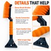 2-in-1 Car Snow Brush & Ice Scraper – 44cm Windshield