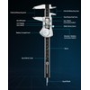 Housolution Digital Caliper 6 inch,(ABS) Absolute Scale Caliper,IP54 Caliper Measuring