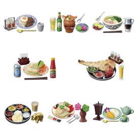 Rement Petite Sample Series, Asian Dining 1 Box, Approx. H 4.5 x W 2.8 x D 2.0 inches (115 x 70 x 50 mm), PVC