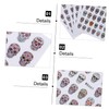 Healvian 4sets Press Nails Gel Nail Stickers -Slide Decals Assortment
