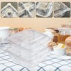 Haawooky 30 Pcs Bento Snack Containers,4 Compartment Meal Prep Lunch