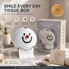 Smiling Face Toilet Paper Holder for Bathroom Storage – No-Drill