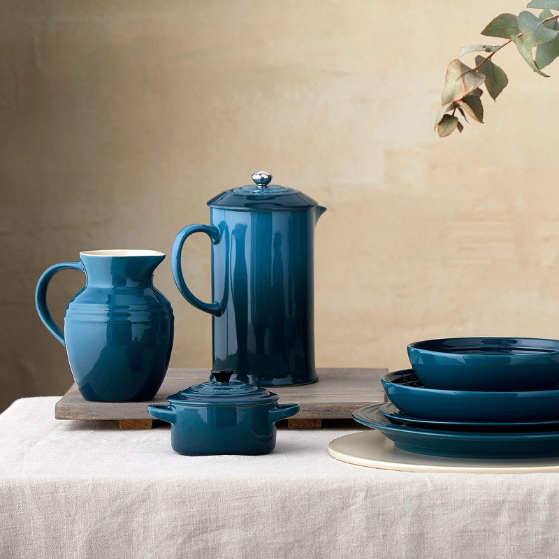 Le Creuset Stoneware Breakfast Jug 600ml 550g Deep Teal