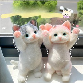 Cat Taba Squishy，Adorable Full Body，Taba Cat Squishy ，Realistic Huge Squeeze Toy， Stress Doll