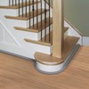 Flexible Quarter Round Molding, 118 Inch Peel and Stick Rubber
