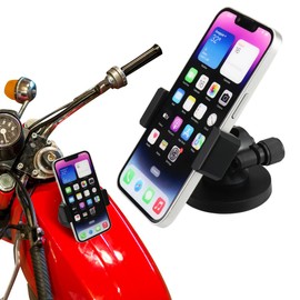 tiemamiy Smartphone Holder, Magnet, 360 Degree Rotation, For Motorcycles, Just Stick, Fuel Tank, Various Models, Compact