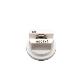 TeeJet Extended Range Flat Spray Tip White 80° Polymer w/SS Insert Farmer Bob's Parts XR8008VS