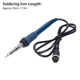 Soldering Iron Handle 6 Hole Socket Station Replacement Welding Tools for Soldering Semiconductors 19cm 60W DC 26V SBK907B
