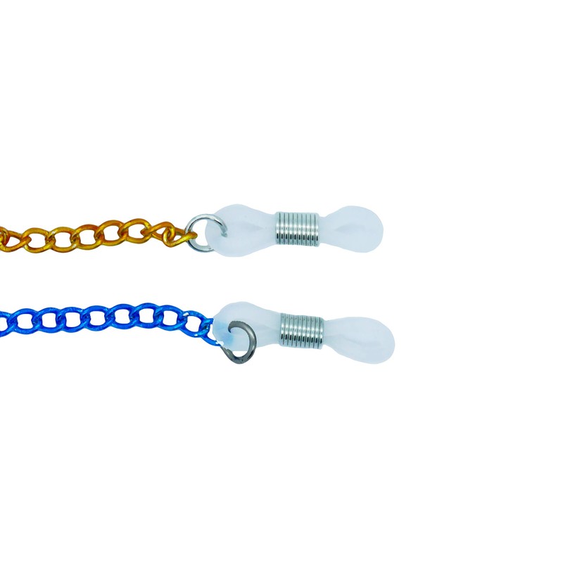 GoOpticians Rainbow Multi Coloured Bright Glasses Chain for All Spectacles