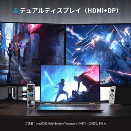 DOCKCASE 10-in-1 usb c hub skeleton design, 4K@60Hz HDMI & DP, Gigabit Ethernet, USB-C and USB-A 10Gbps data port, 100w PD rapid charging, UHS-II TF/SD slot, Compatible with MacBook Air/Pro, XPS and