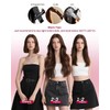 Clip in Hair Extensions Black Brown Ombre Low Bulk 16