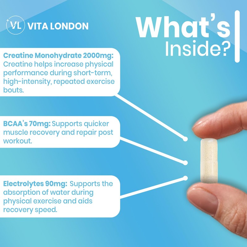 Creatine Monohydrate Complex + BCAA's & Electrolytes | 240 Vegan