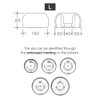 HiFiGo Divinus Prism Wide Bore LSP Eartips for 4-6mm Nozzle,