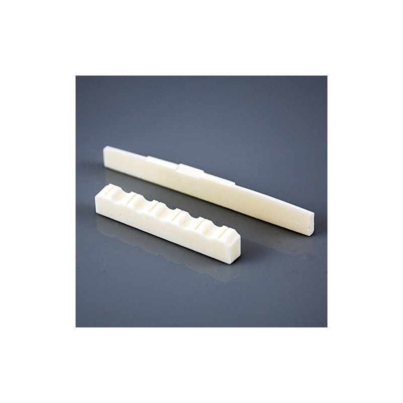 VANSON 52mm Carved Bone Nut & 80mm Compensated Bone Saddle