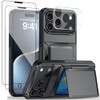 BOASYZO for 17 Pro Max Case with Card Holder, Credit