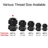 LeMotech 5 Pack NPT 1-1/4" Cable Glands Waterproof Adjustable 24-32mm